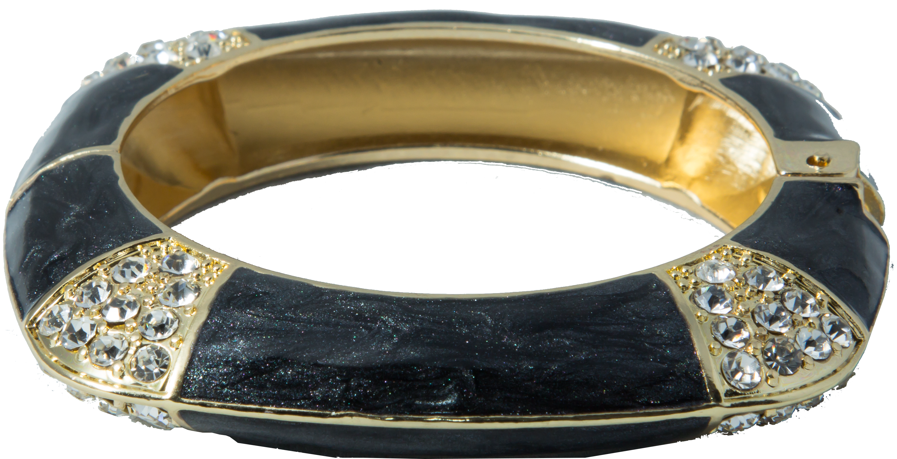 Black Stack Bangle