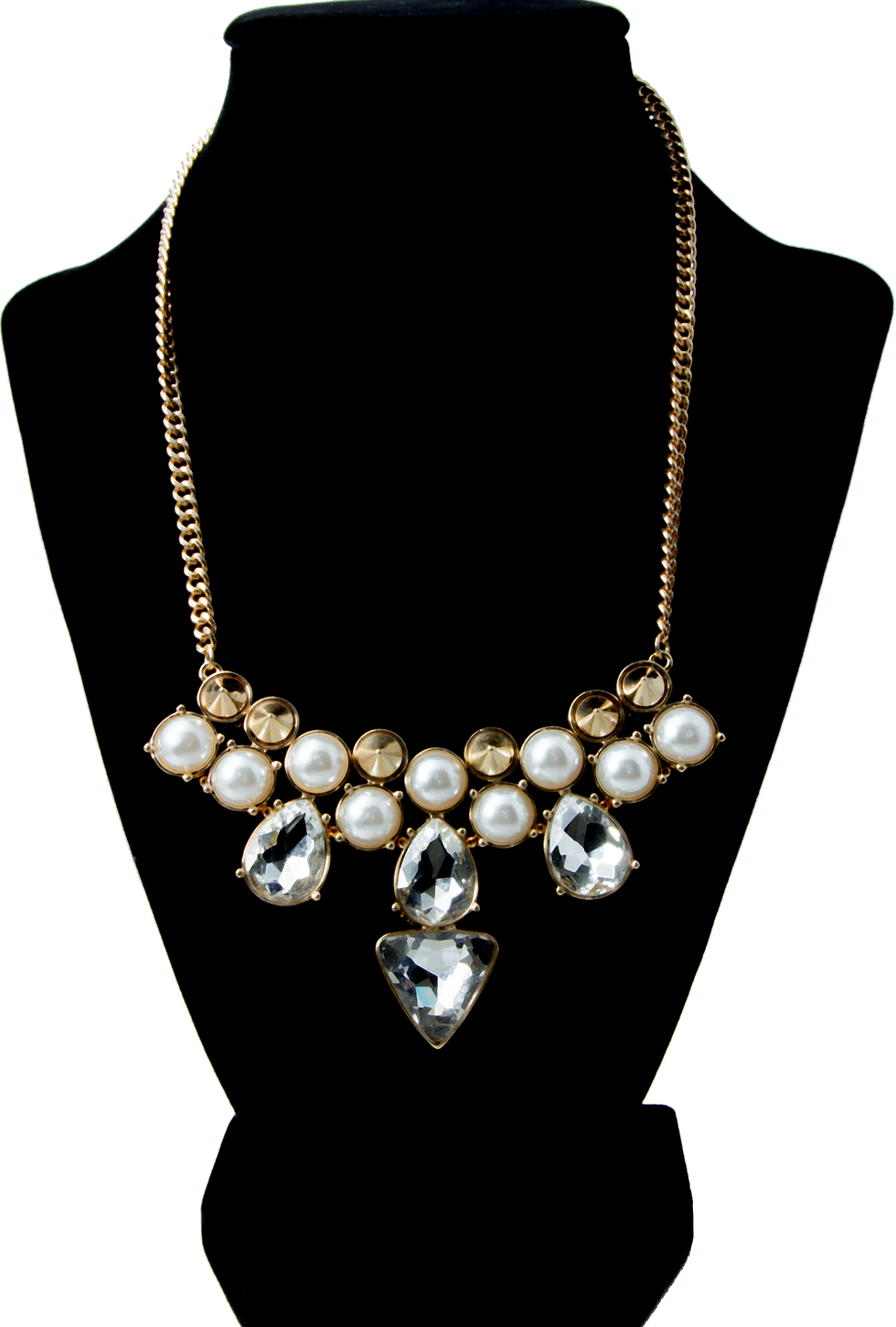 Elegant Pearl Crystal Chain