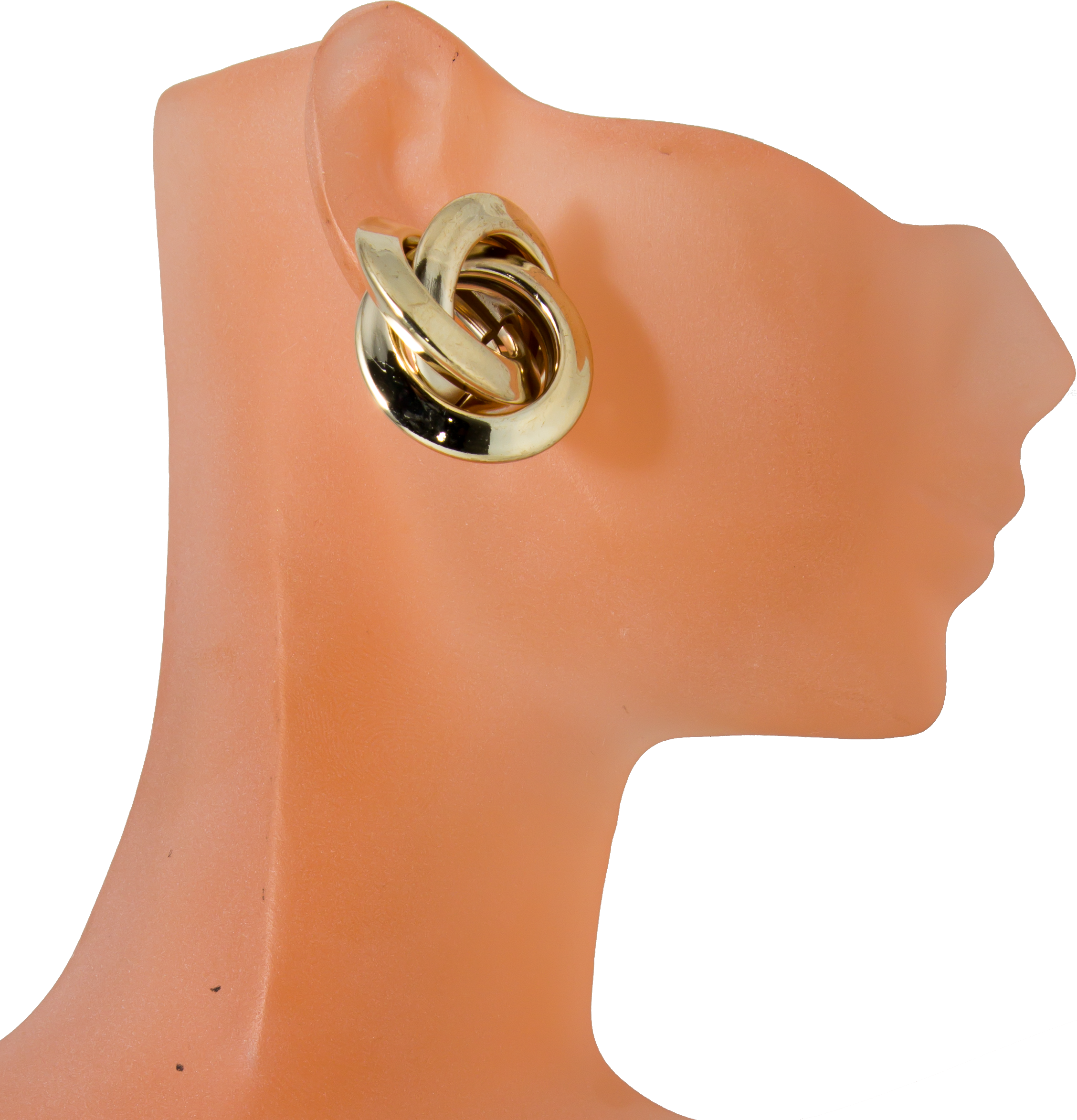 Gold Love Knot Studs