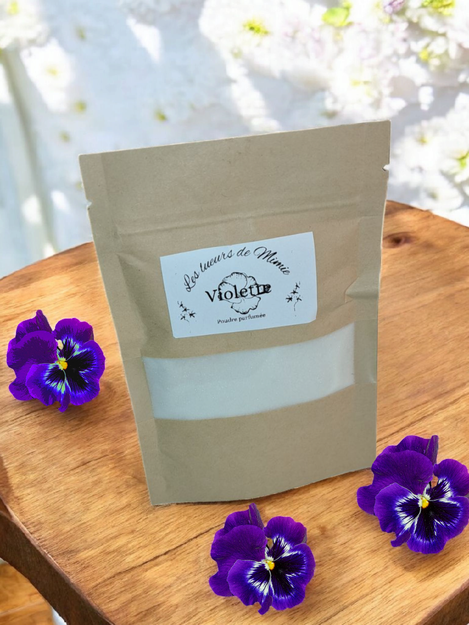 Poudre parfumée 100 gr plusieurs parfums disponibles