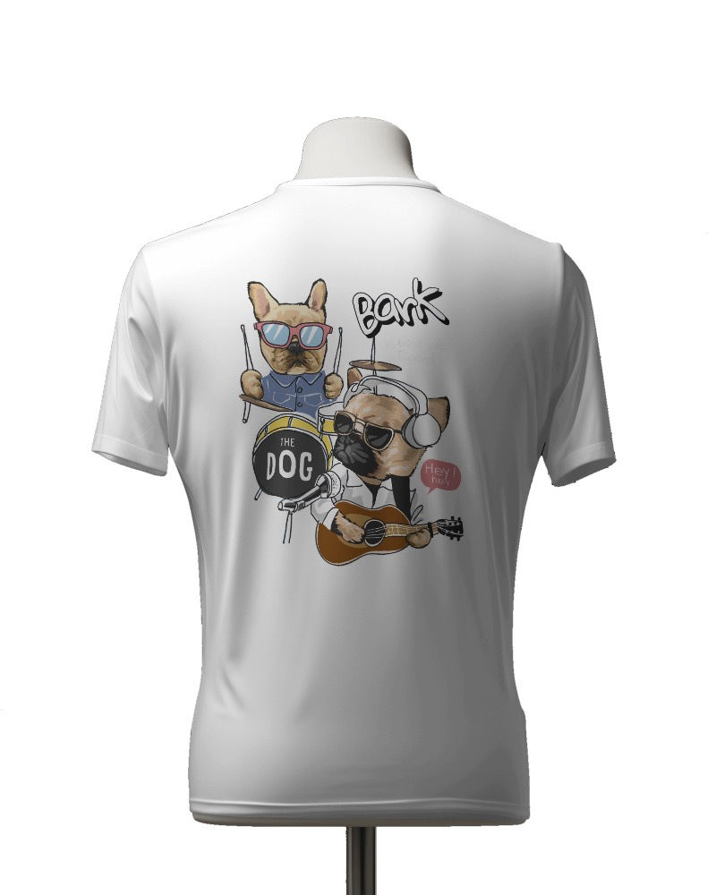 Bravlon: Classic fit tees with a roar – bark print embodies our strength.