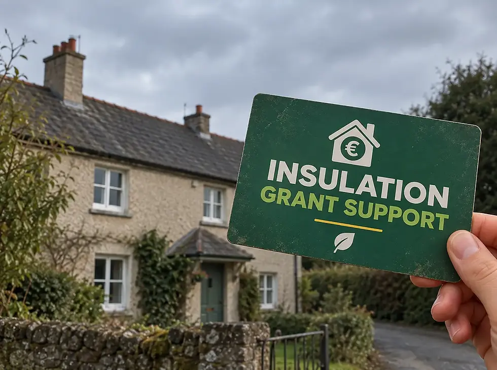 Insulation grant support for an insulation company Ireland.
