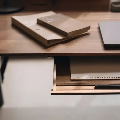 TEAM 7 Pisa Solid Wood Desk Drawer Detail