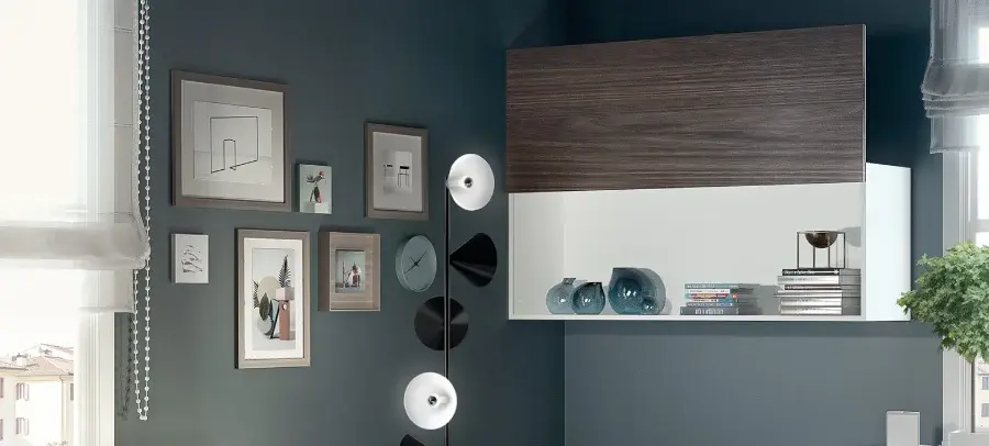 Vertical sliding cabinet door system by Salice