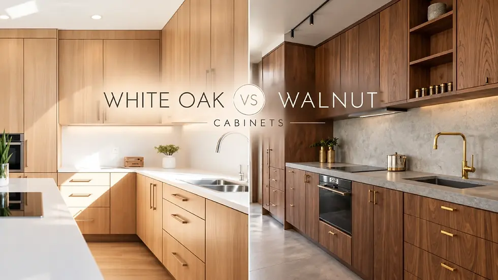 White Oak vs. Walnut Cabinets: Which Wood Is Right for Your Kitchen?