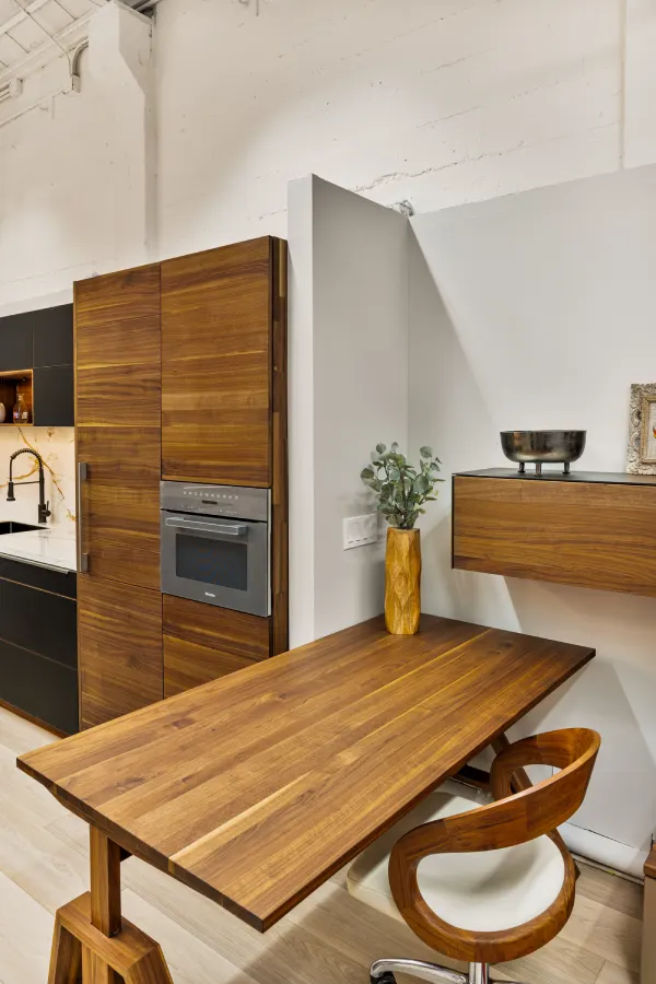 TEAM 7 Atelier Solid Wood Desk in San Francisco Showroom