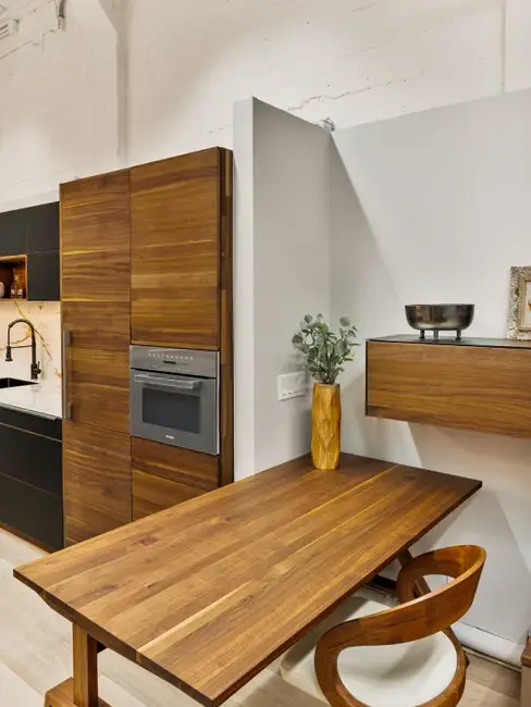 TEAM 7 Atelier Solid Wood Desk in San Francisco Showroom