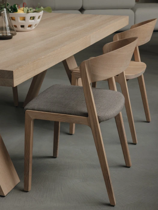 TEAM 7 Solid Wood Dining Chairs