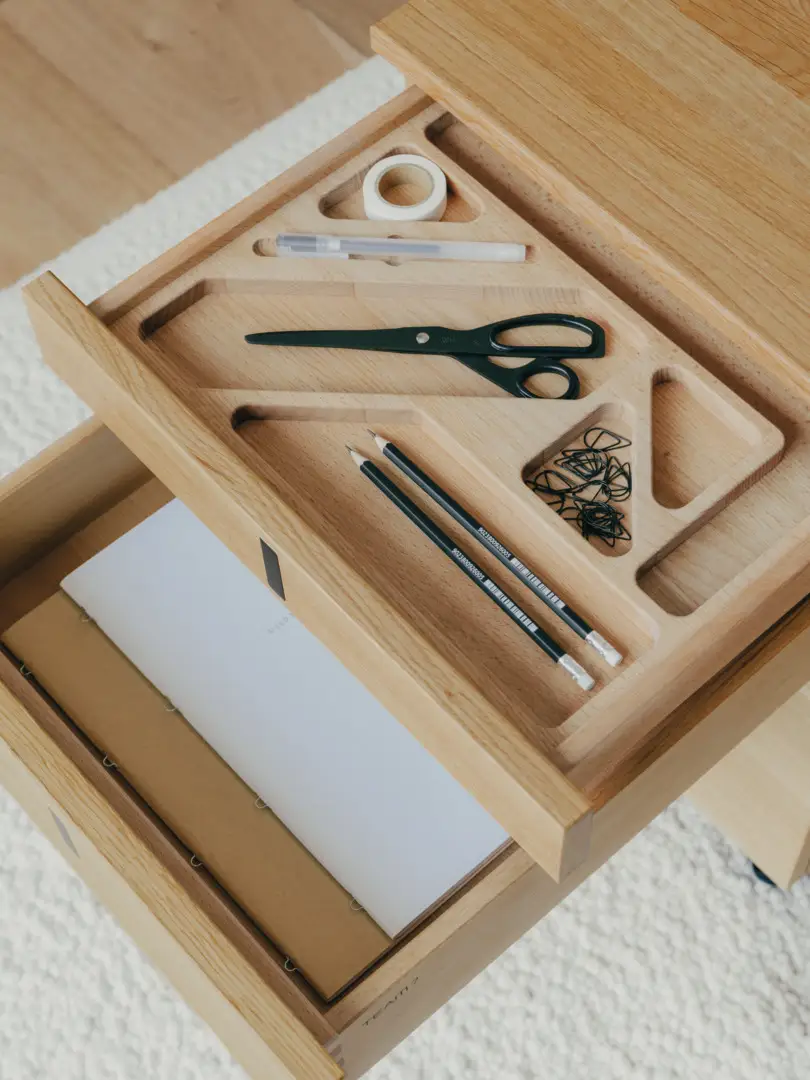 TEAM 7 Cubus Desk Drawer Organizer Detail