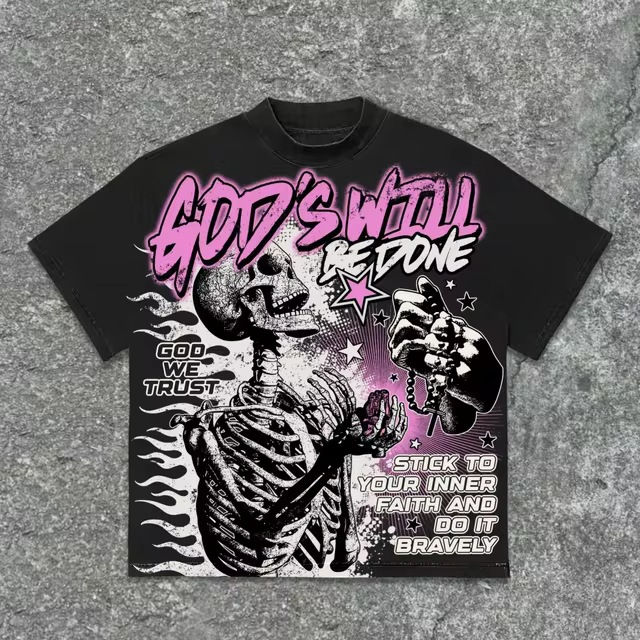 Thumbnail: Letter Graphic Cotton T-Shirt