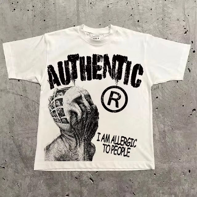 Thumbnail: Letter Graphic Cotton T-Shirt