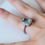 Thumbnail: Aquamarine And Diamond Ring