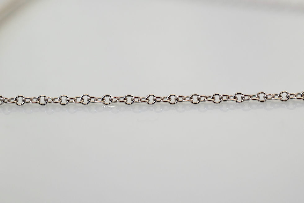 Thumbnail: Dainty 14kt White Gold Diamond Bar Bracelet
