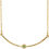 Thumbnail: Any Color 14K Gold 1 to 5 Stone Family Necklace