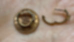 Thumbnail: Petite 12.00mm 14kt Yellow Gold Diamond Huggie Hoop Butterfly Earrings.