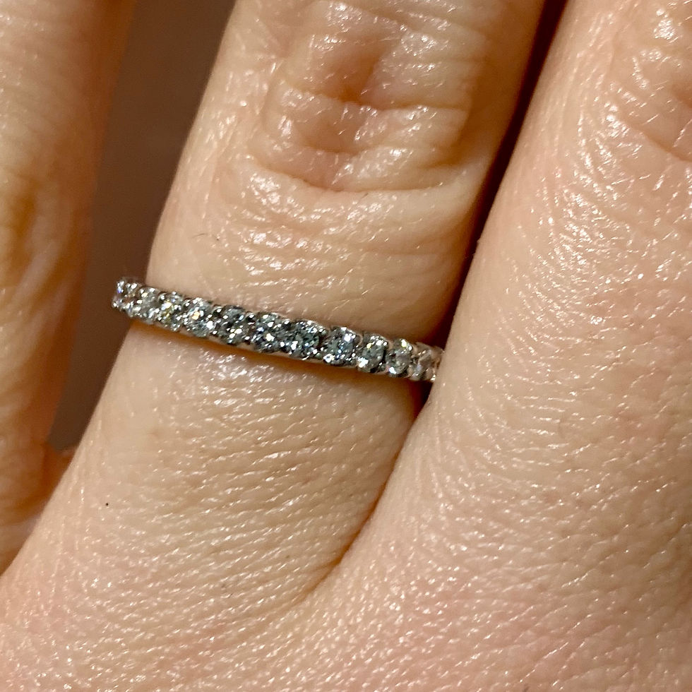 Thumbnail: 14kt White Gold 0.80 Carat Round Diamond Eternity Band