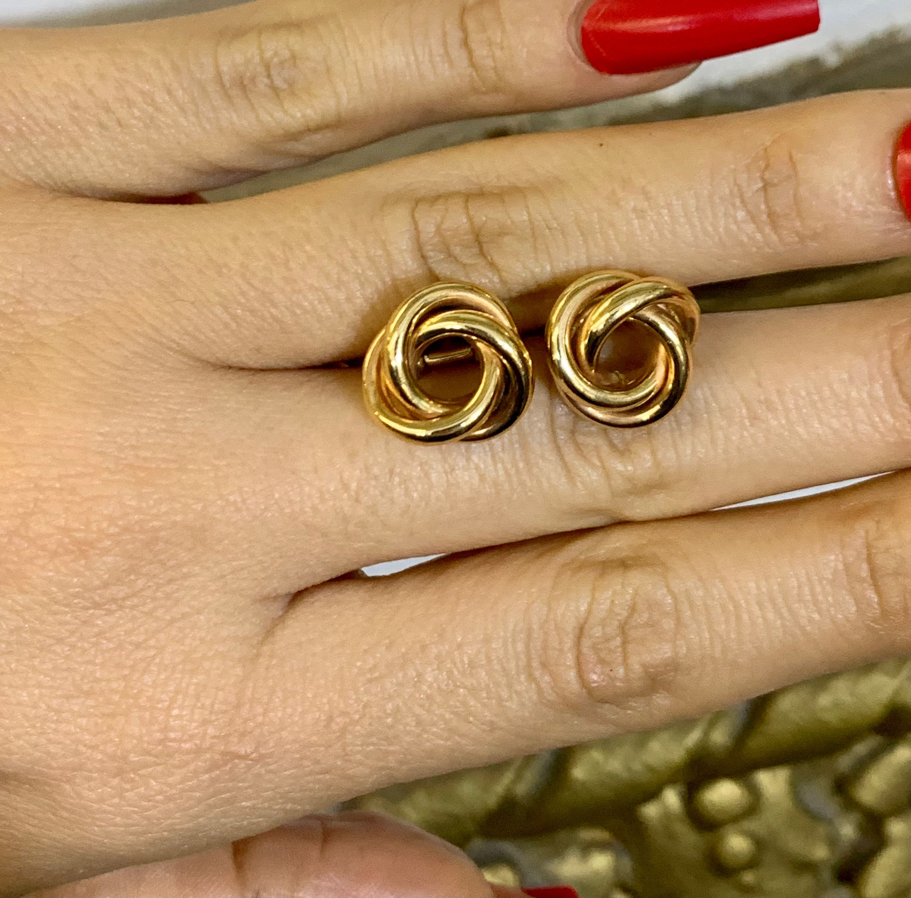 14kt Yellow Gold Knot Cufflinks