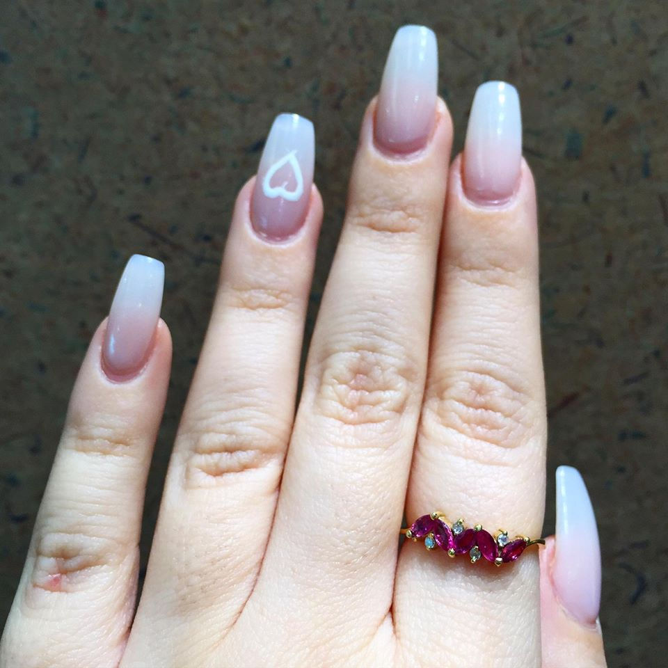 Thumbnail: Vintage 14kt Yellow Gold Ruby And Diamond Band