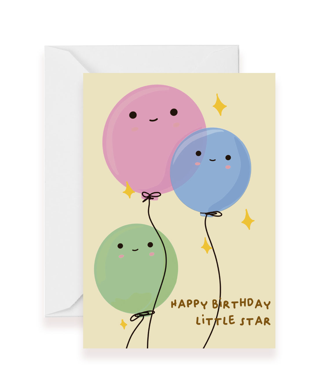 Grußkarte „ Happy Birthday Little Star“