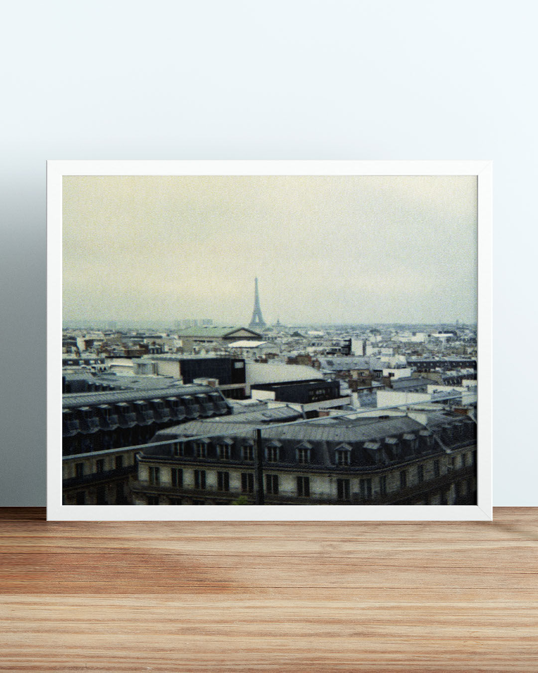 Kunstdruck Analog Foto ,,Vue sur Paris""