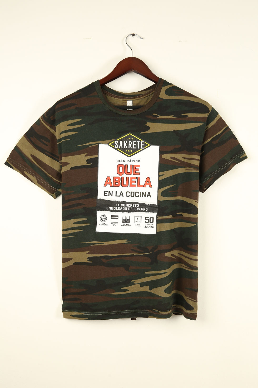 Que abuela printed tee (back)