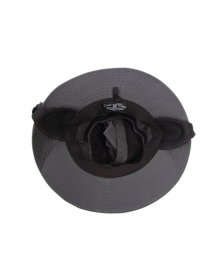 Thumbnail: Mens Indo Stiff Peak Surf Hat - Black