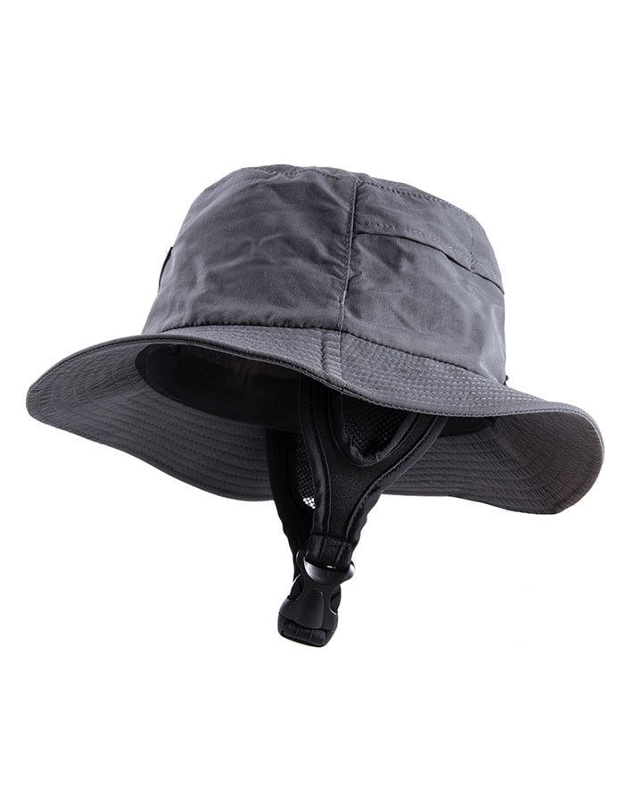 Thumbnail: Mens Indo Stiff Peak Surf Hat - Black