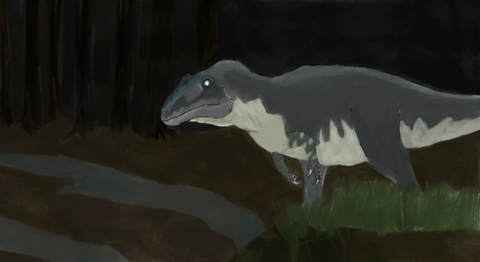 Night Acrocanthosaurus – Ram Chitrapu (9th)