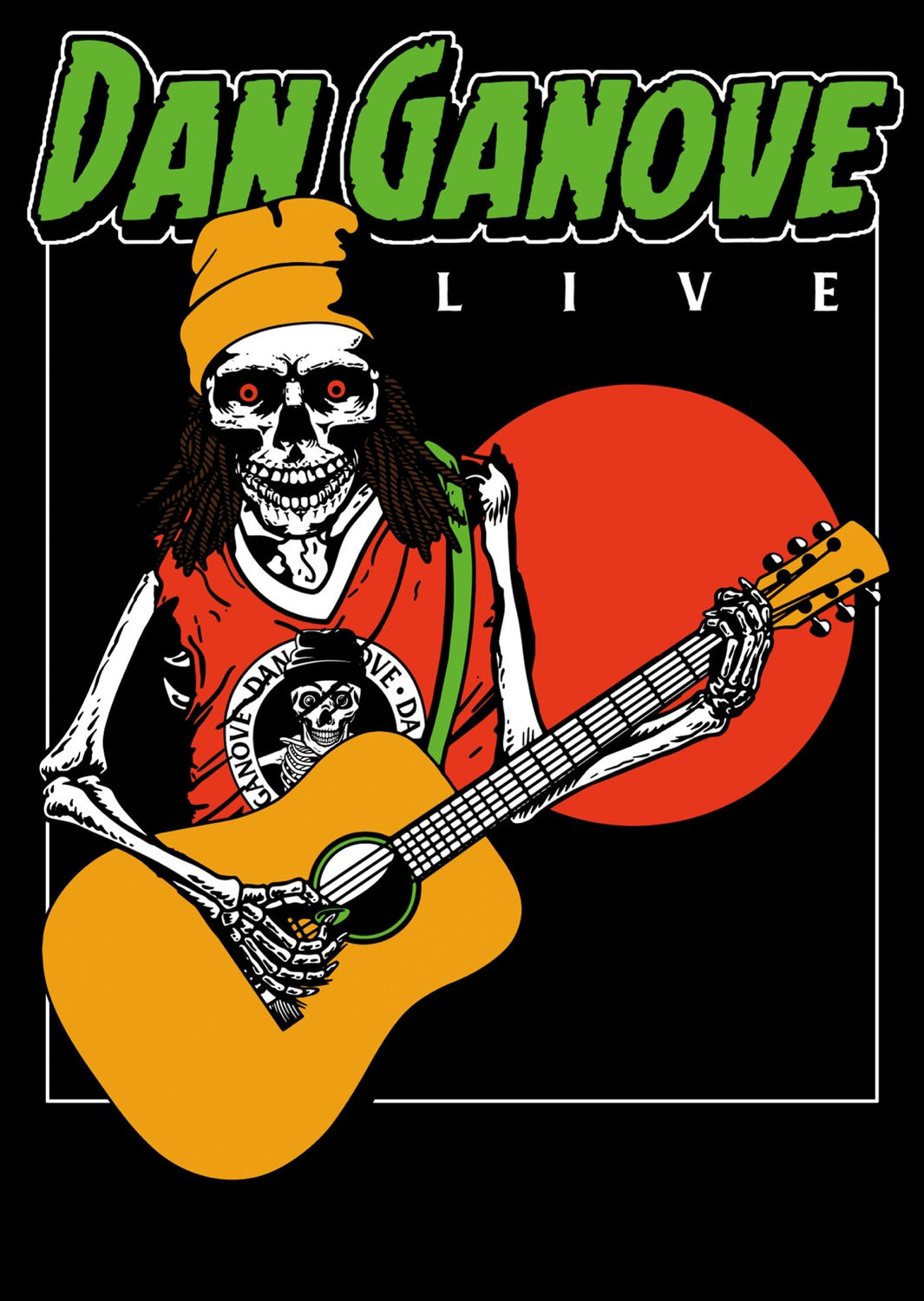 Dan Ganove Live Plakat A2