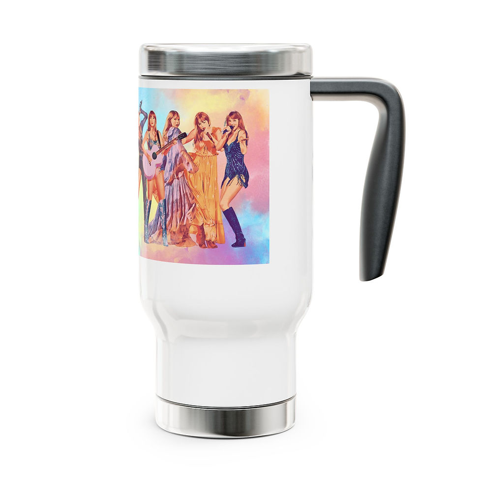 Thumbnail: 14oz Stainless Steel Tumbler – Glossy Enamel Drinkware Gift for Her