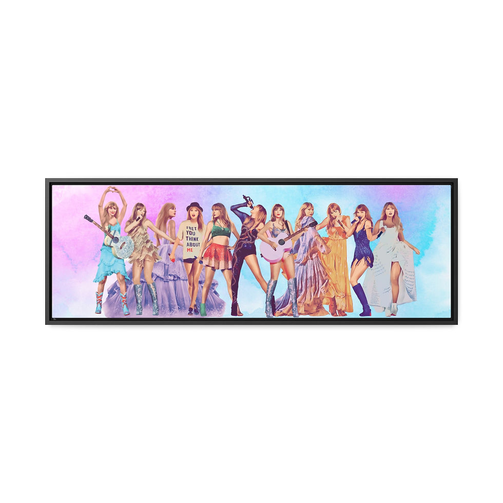 Thumbnail: Elegant Concert Tour Canvas Wall Hanging Framed Horizontal Art for Dorm Decor