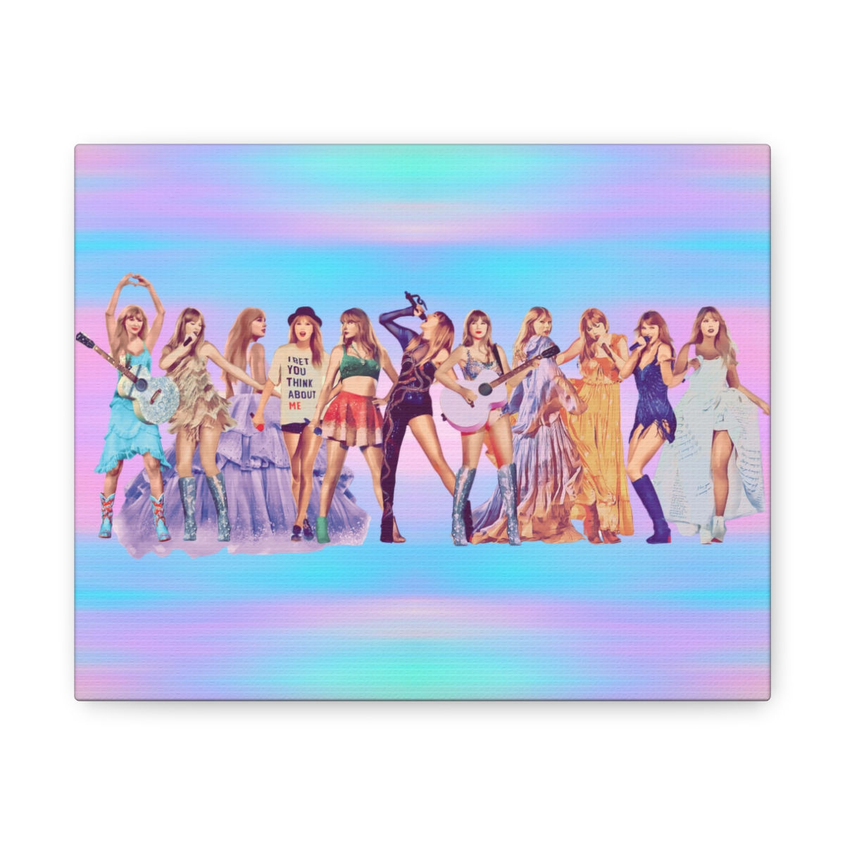 Delicate Eras Concert canvas, Tortured Poets Icons, perfect dorm room art gift