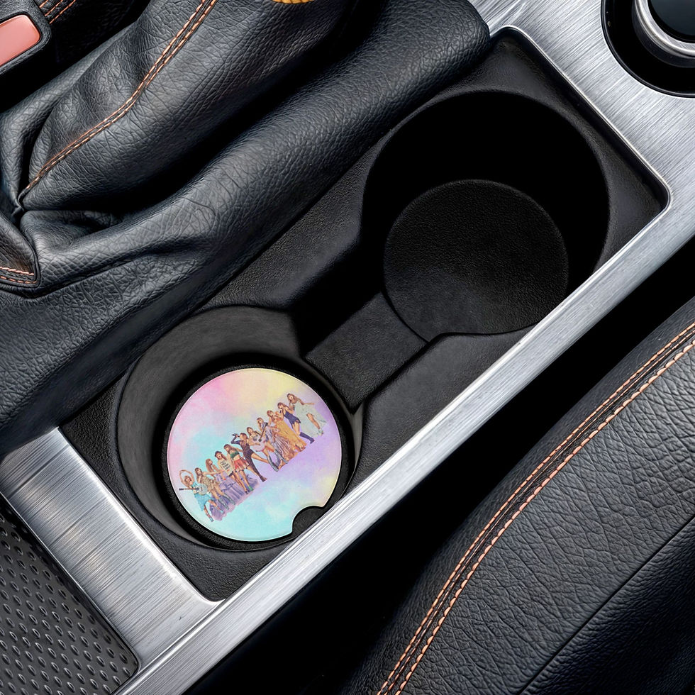 Thumbnail: Soapstone Car Coaster Tortured Poets Eras Tour Absorbent Vehicle Accessories