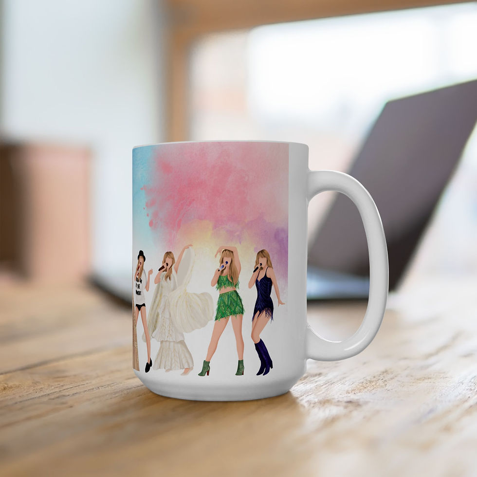 Thumbnail: Eras Tour Swiftea Coffee Mug 15oz Gift for Music Lovers Concert Mug