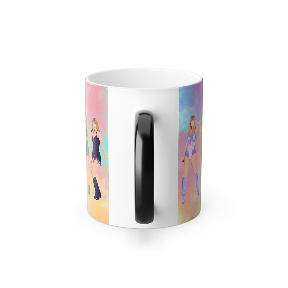Thumbnail: Eras 11oz Ceramic Color Changing From Rainbow Tour Concert Mug Coffee Cup