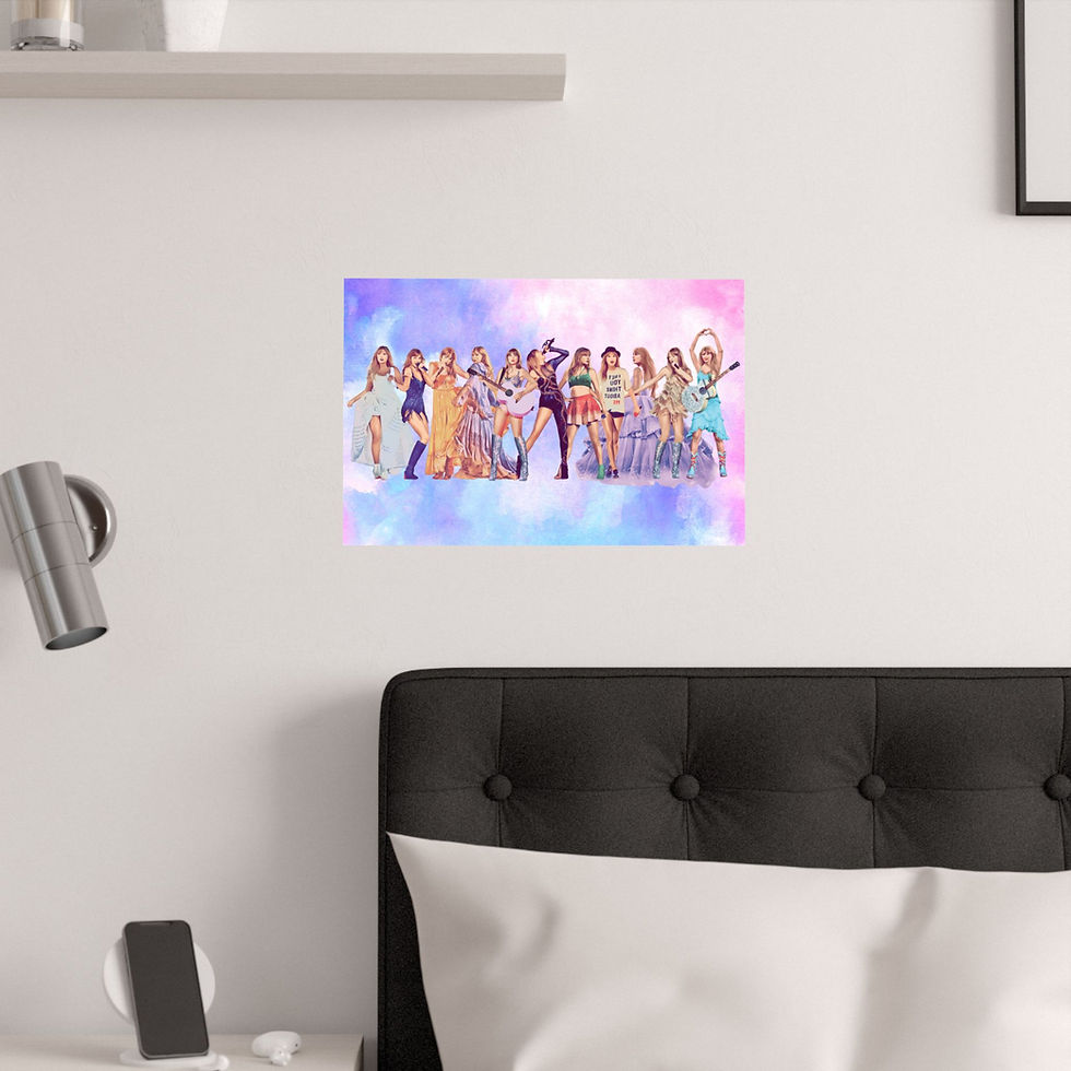 Thumbnail: Dazzling Heaven Sent Eras Concert Tour Poster Wall Hangings Tortured Poets Print