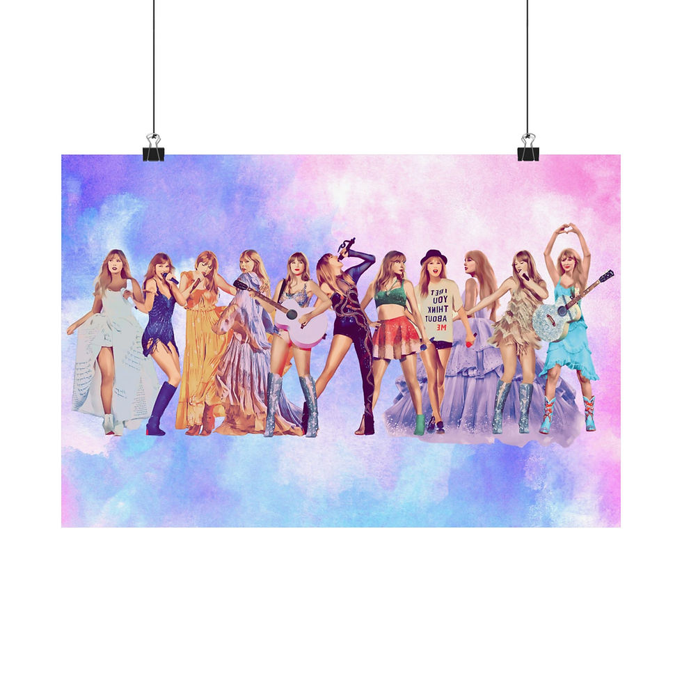 Thumbnail: Dazzling Heaven Sent Eras Concert Tour Poster Wall Hangings Tortured Poets Print