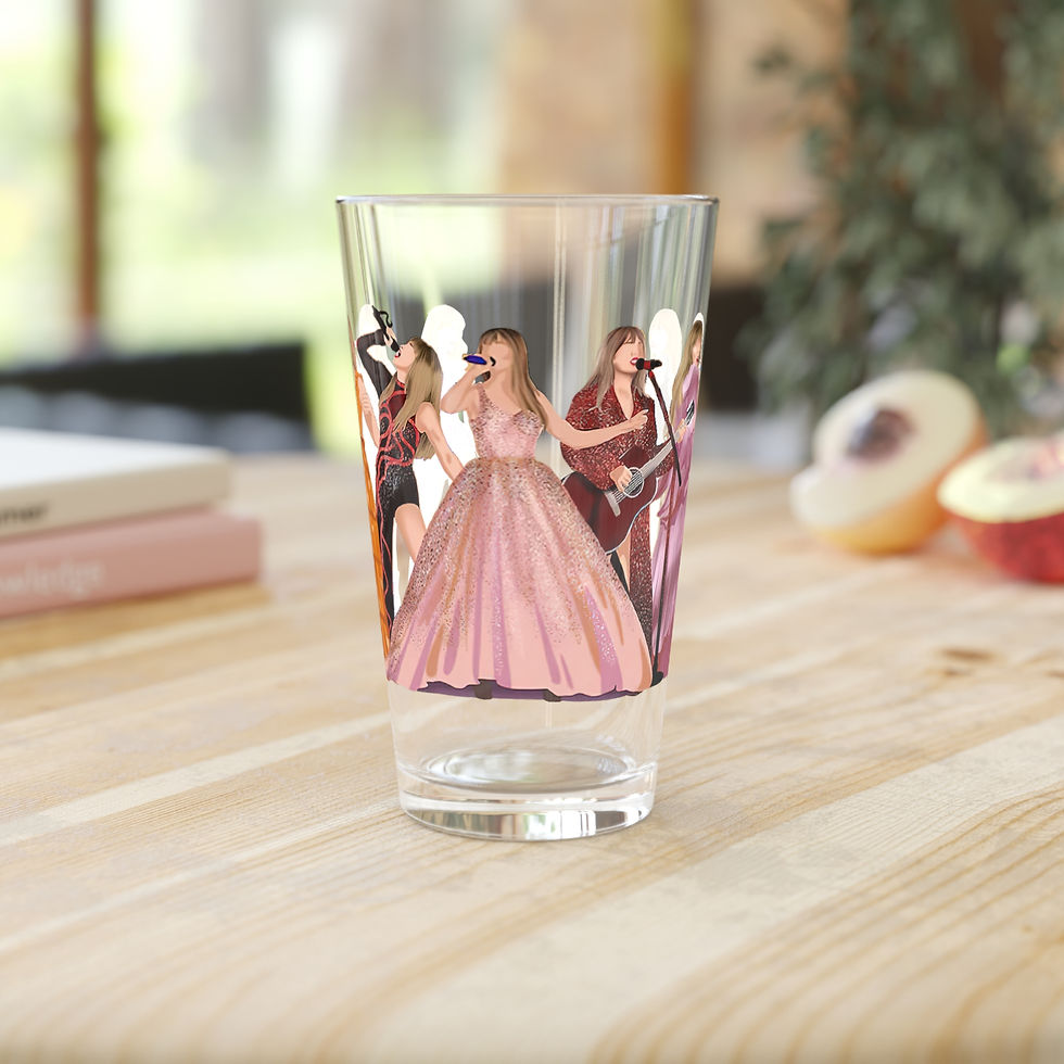 Thumbnail: Eras Inspired 16oz Pint Glass - Gorgeous Collectible Barware for Fans