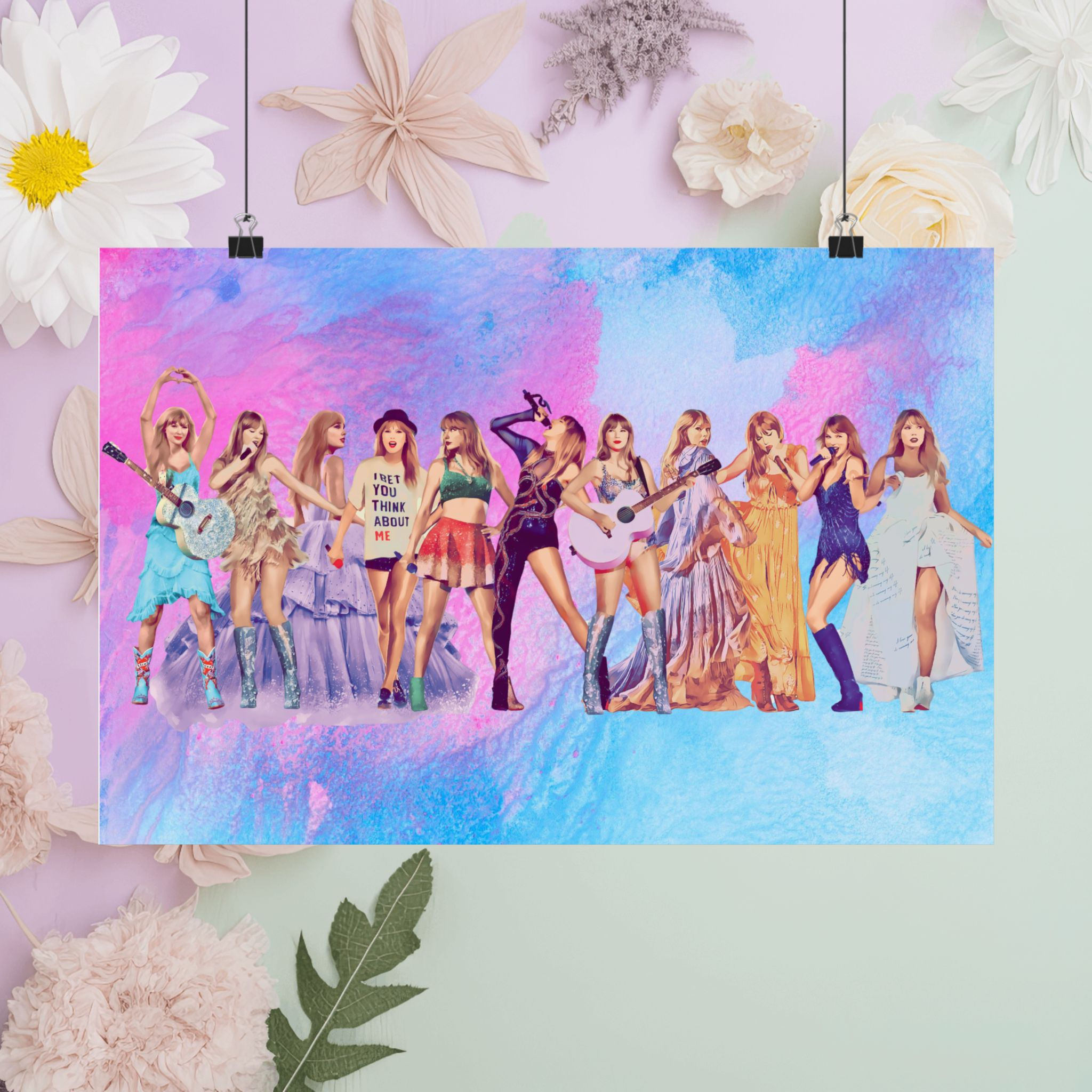 Enchanting Eras Concert Tour Posters Wall Hanging Tortured Poets Live Show Print