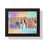 Thumbnail: 14"x11" Concert-Inspired Framed Poster Watercolor Background Home Decor Wall Art