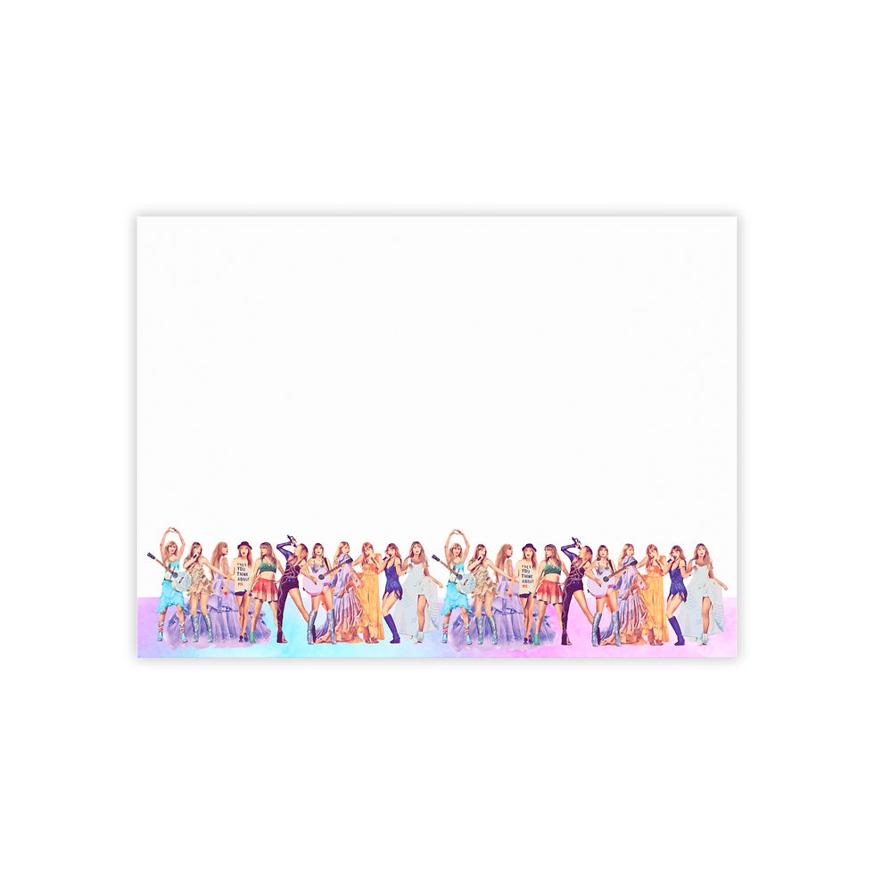 Thumbnail: Eras Tour Multi Size Post It Notes Stationary Sticky Notes 50 Sheet