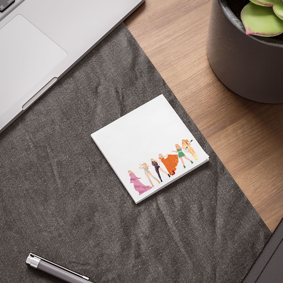 Thumbnail: Eras Tour Icon Post It Notes Stationary Sticky Note Pad 50 Sheet Office Supplies