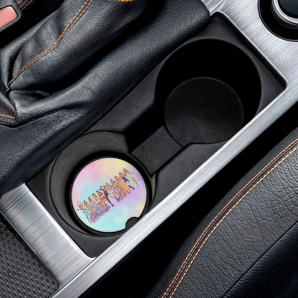 Thumbnail: Soapstone Car Coaster Tortured Poets Eras Tour Absorbent Vehicle Accessories