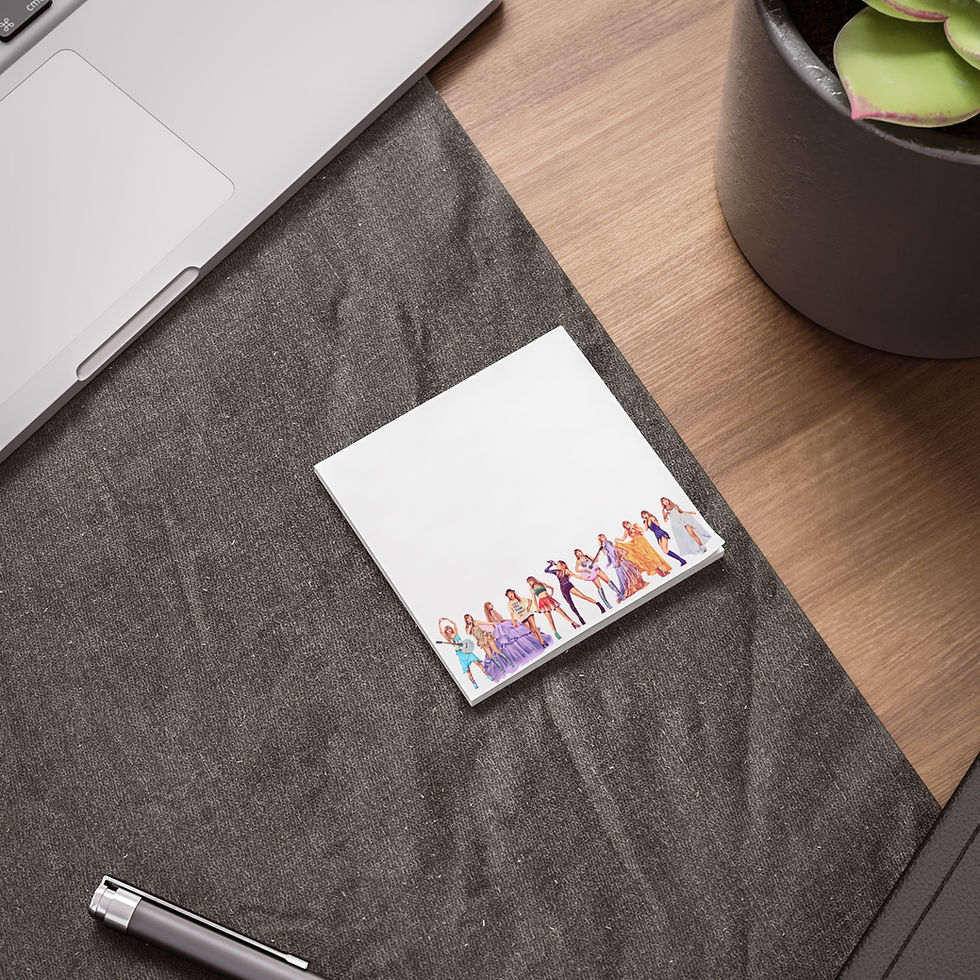 Thumbnail: Gorgeous Eras Tour Post-it Note Pads Sticky Papers Back To School Pad of Paper