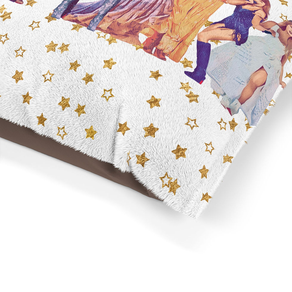 Thumbnail: Eras-Inspired Cozy Pet Bed – A Pawsitively Perfect Gift for Music Fans!