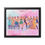 Thumbnail: Pink and Blue Concert-Inspired Framed Canvas - Gallery Wrapped Wall Art Gift