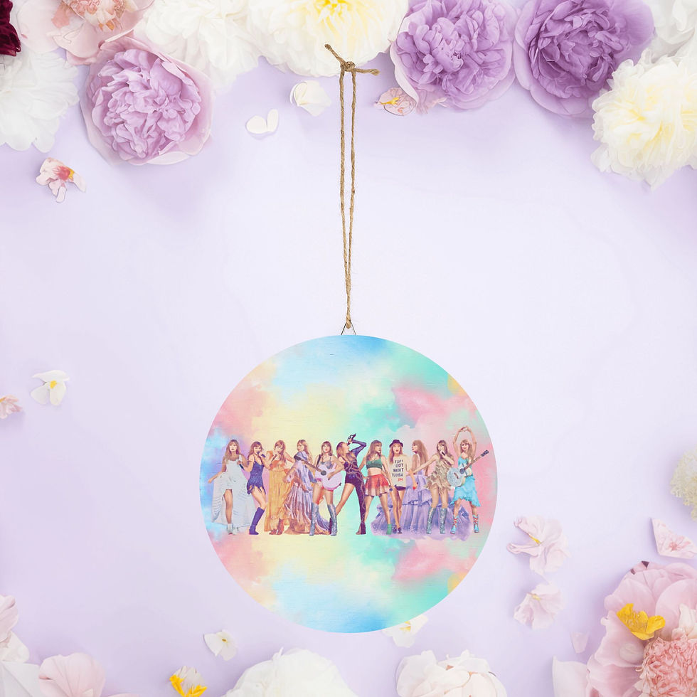 Thumbnail: Bohemian Elegance Music Eras  Tour  Baltic birch wood Sign