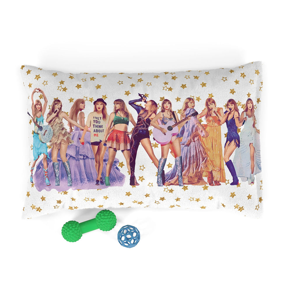 Thumbnail: Eras-Inspired Cozy Pet Bed – A Pawsitively Perfect Gift for Music Fans!