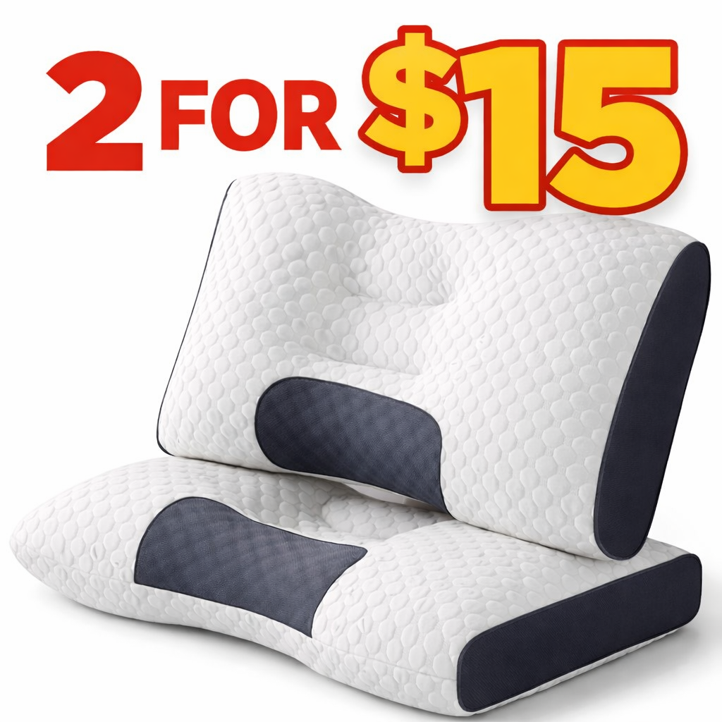 Low Profile and Soft Pillows- set of 2