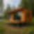 A tiny tourist home elevated on screw piles.